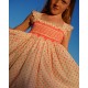 Rachel Carson Girls Dress Pack a Punch Plumetti with Big Top Hand Smocking